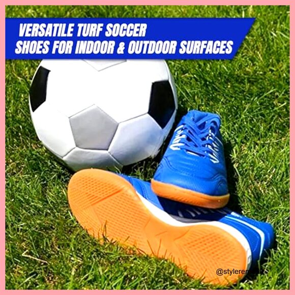 Lightweight Indoor Soccer Shoes with Synthetic Upper and Non-Marking Rubber main image 4